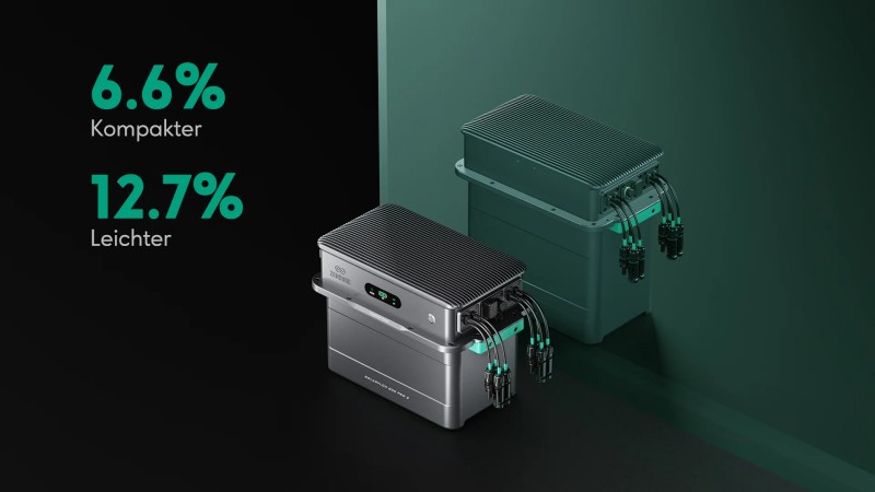 Kompaktes Design SolarFlow 800 Pro 2