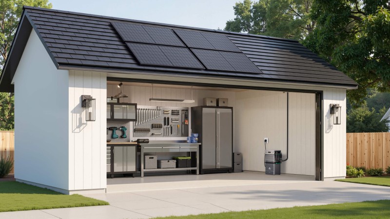 Installation atelier SolarFlow