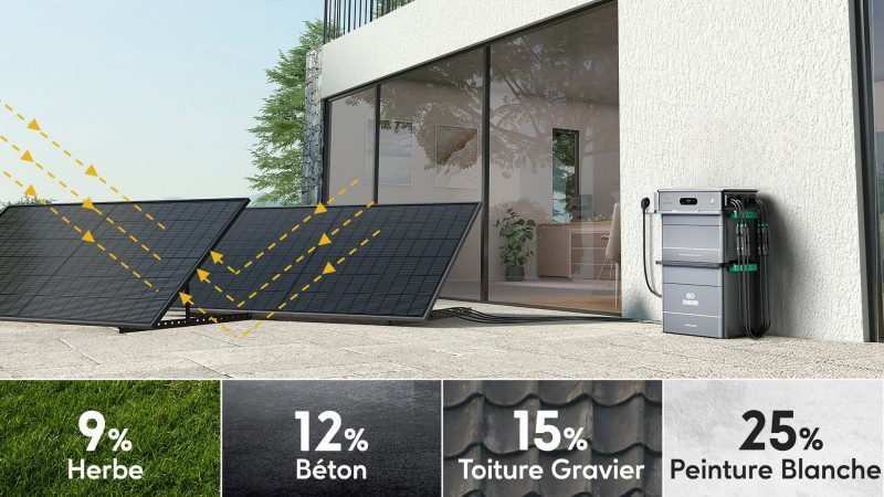 Panneaux solaires bifaciaux SolarFlow